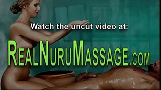 Face spunked masseuse
